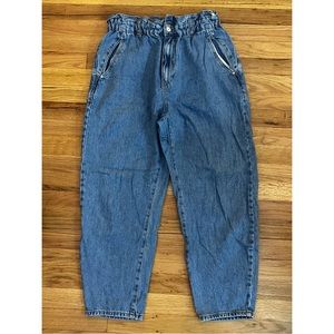 Zara paper bag jeans